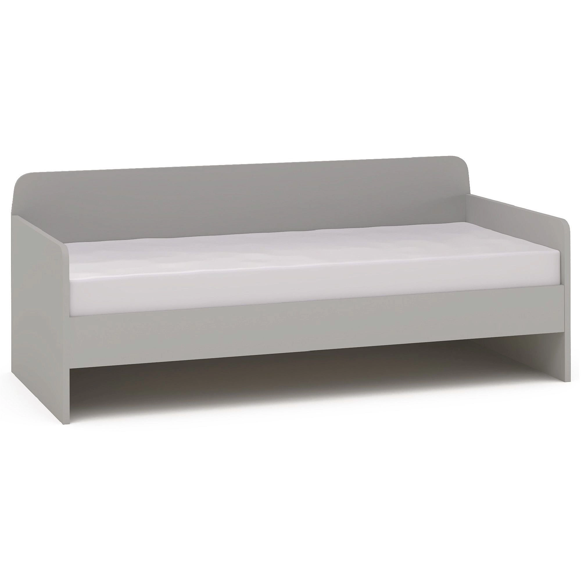 Кровать-диванодноспальный90х200Chelsea,Riminiсерая